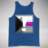 Demisexual Pride Flag Exclamation Point Premium Tank Top - Royal Blue